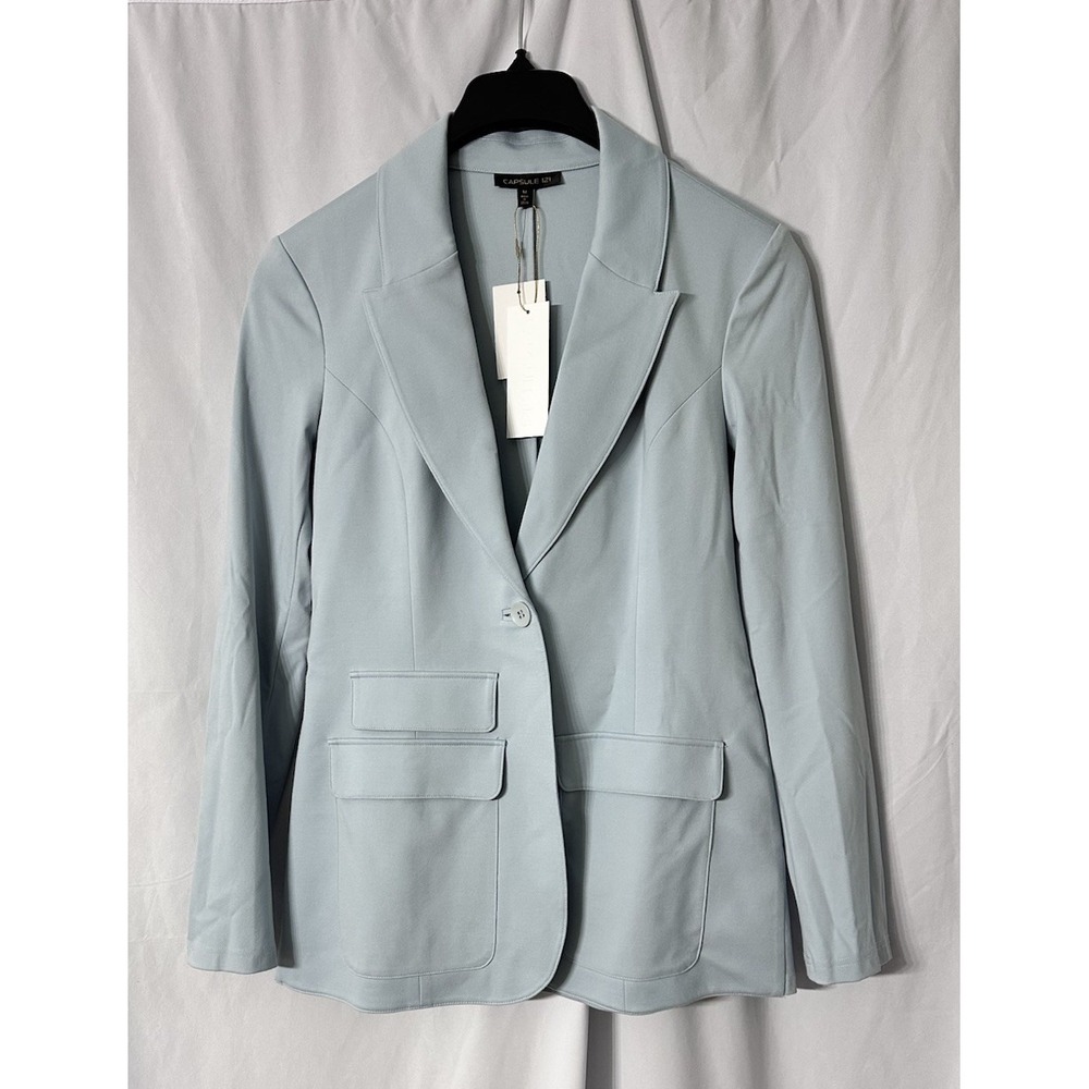 NWT Capsule 121 Womens Long Sleeve Single Button Blazer Jacket‎ Size Medium